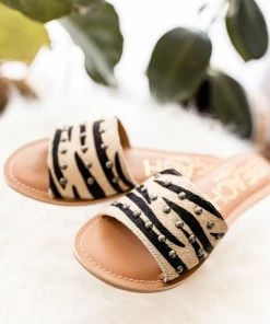 Matisse Salty Sandals In Zebra