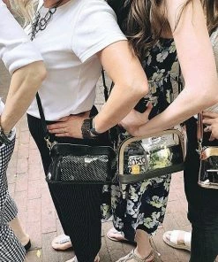 Santa Barbara Design Studio By Creative Brands Bow Stadium Bag - Clear Or Black Apparel