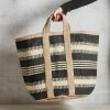 Santa Barbara Design Studio By Creative Brands Jute Basket Bag - Black/Ivory Apparel