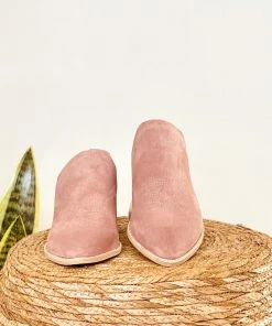 Dolce Vita Shiloh Mule In Blush Suede Apparel