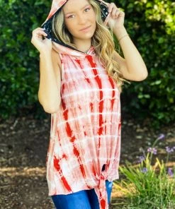 Boutique Simplified Star Gazing Hooded Tank