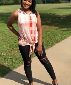 Boutique Simplified Star Gazing Hooded Tank