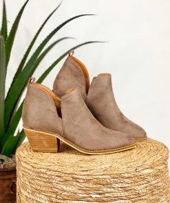 Corkys Stassi Bootie In Taupe Apparel