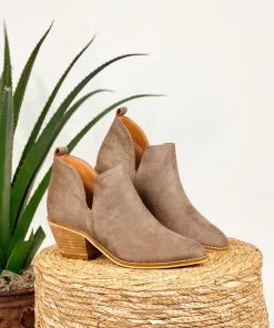 Corkys Stassi Bootie In Taupe Apparel