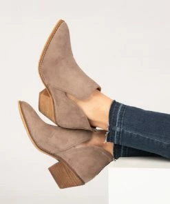 Corkys Stassi Bootie In Taupe Apparel