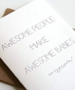 Steel Petal Press Lifestyle + Home Awesome People Make Awesome Babies