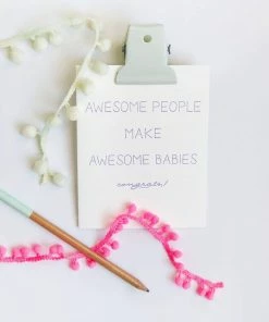 Steel Petal Press Lifestyle + Home Awesome People Make Awesome Babies