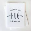 Steel Petal Press Paper Hug Card Lifestyle + Home