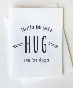 Steel Petal Press Paper Hug Card Lifestyle + Home