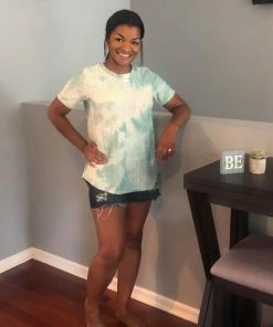 Boutique Simplified Summer Skies Eyelet Top 6 Boutique Simplified Summer Skies Eyelet Top