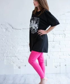 Sweet Claire Oversized Flying High Eagle Tee Tops