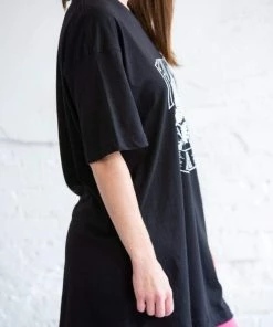 Sweet Claire Oversized Flying High Eagle Tee Tops