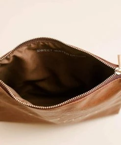 Sweet Water Decor Bon Voyage Faux Leather Makeup Bag Jewelry + Handbags + Accessories