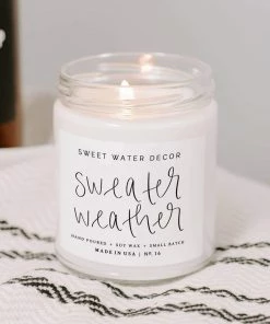 Sweet Water Decor Sweater Weather Hand Poured Candle Lifestyle + Home