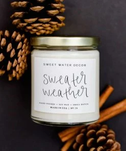 Sweet Water Decor Sweater Weather Hand Poured Candle Lifestyle + Home 6 Sweet Water Decor Sweater Weather Hand Poured Candle Lifestyle + Home