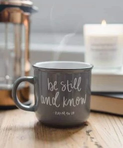 Sweet Water Decor Be Still & Know Psalm Scripture Mug Lifestyle + Home
