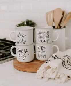 Sweet Water Decor Dog Mom Rustic Campfire Coffee Mug