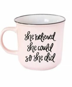 Sweet Water Decor She Believed Coffee Mug Lifestyle + Home 5 Sweet Water Decor She Believed Coffee Mug Lifestyle + Home
