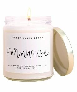 Sweet Water Decor Farmhouse Soy Candle Lifestyle + Home