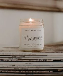 Sweet Water Decor Farmhouse Soy Candle Lifestyle + Home