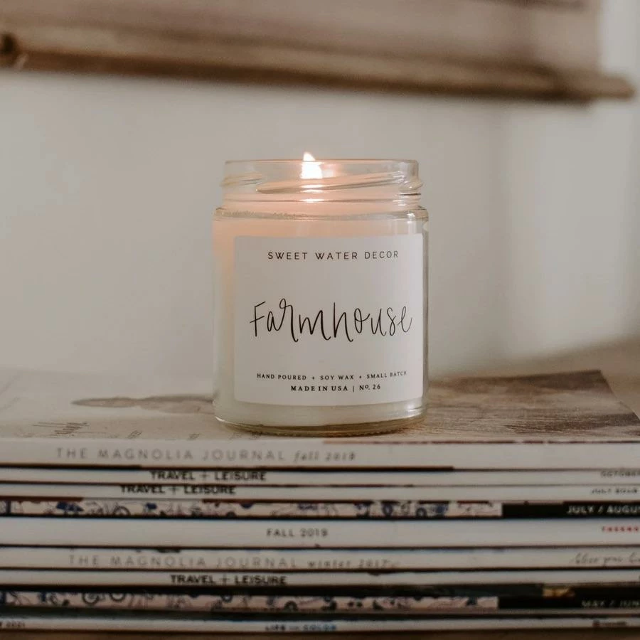 Sweet Water Decor Farmhouse Soy Candle Lifestyle + Home 2 Sweet Water Decor Farmhouse Soy Candle Lifestyle + Home