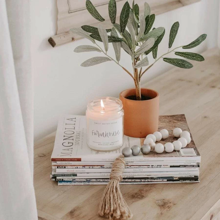 Sweet Water Decor Farmhouse Soy Candle Lifestyle + Home 3 Sweet Water Decor Farmhouse Soy Candle Lifestyle + Home