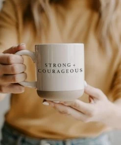 Sweet Water Decor Strong + Courageous Coffee Mug 7 Sweet Water Decor Strong + Courageous Coffee Mug