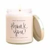 Sweet Water Decor Thank You! Soy Candle Lifestyle + Home