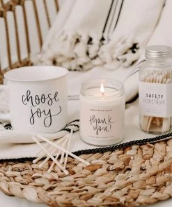 Sweet Water Decor Thank You! Soy Candle Lifestyle + Home
