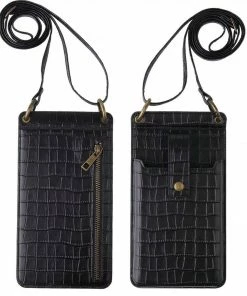 Tiny Gift Society Gifts Croc Crossbody Phone Bag | Phone Carrier Wallet Pouch Purse
