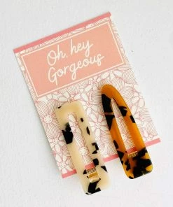 Tiny Gift Society Gorgeous Tortoise Clip Hair Accessory *Coloring Can Vary