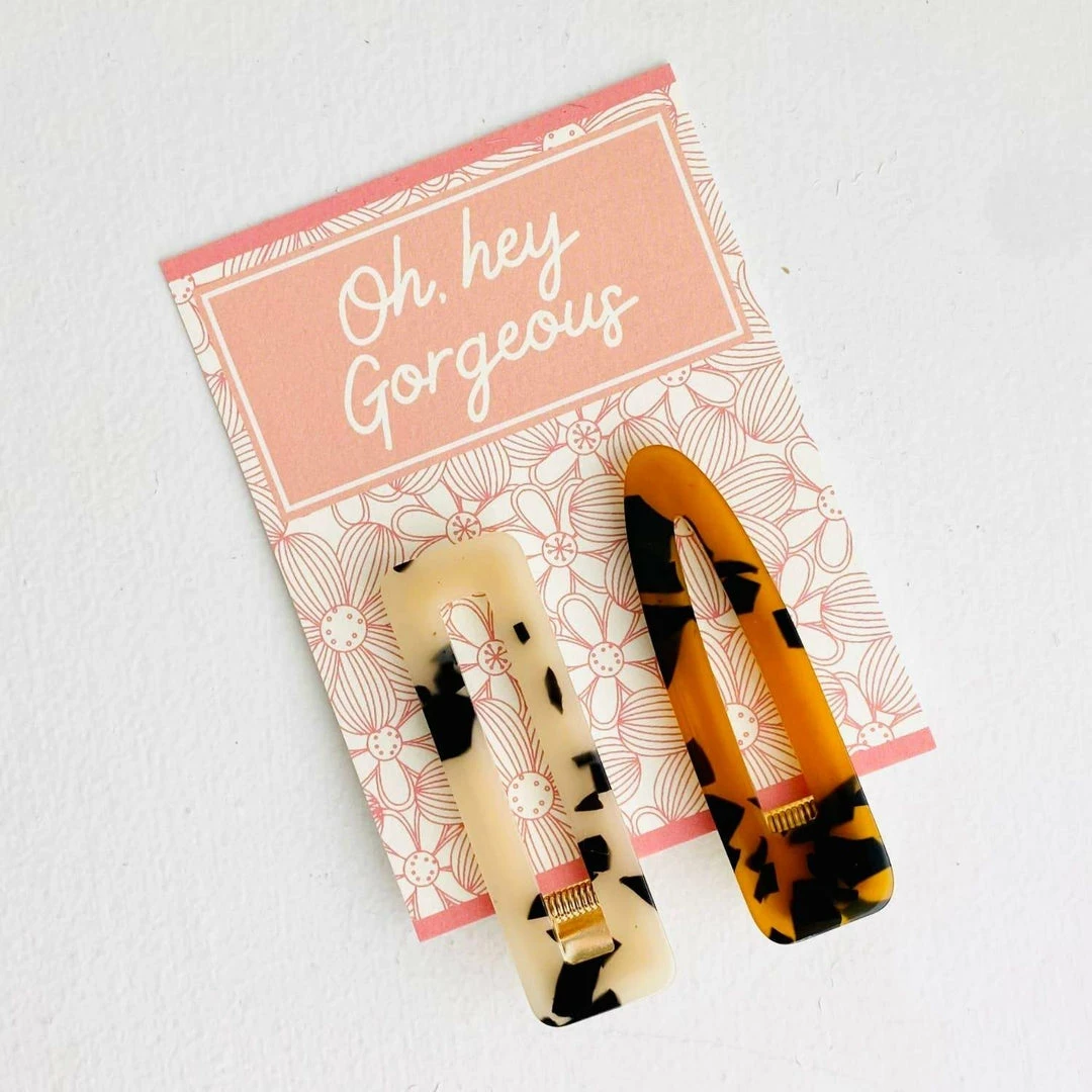 Tiny Gift Society Gorgeous Tortoise Clip Hair Accessory *Coloring Can Vary 1 Tiny Gift Society Gorgeous Tortoise Clip Hair Accessory *Coloring Can Vary