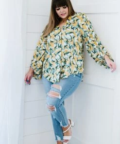 Trendsi All Day Long Printed Blouse Apparel