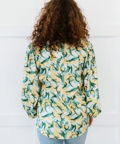 Trendsi All Day Long Printed Blouse Apparel