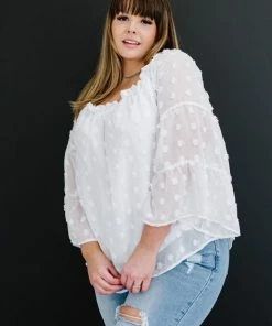 Trendsi Daydreamer Pom-Pom Blouse