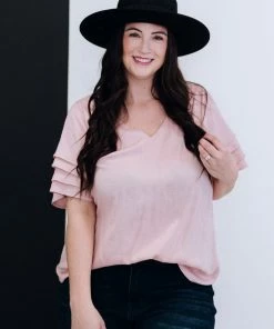Trendsi Sweetie Pie Layered Sleeve Top Apparel