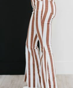 Trendsi GHG- Shop Singles Bestto Show StopperStriped Flare Leg Jeans (GHG-S)