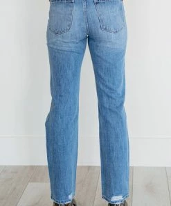 Trendsi GHG- Shop Singles Kancan Now You're Talking Distressed Straight Leg Jeans (GHG 3,7)
