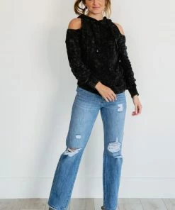 Trendsi Apparel Kancan Now You're Talking Distressed Straight Leg Jeans
