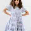 Trendsi Still Spinning Gingham Babydoll Dress Apparel