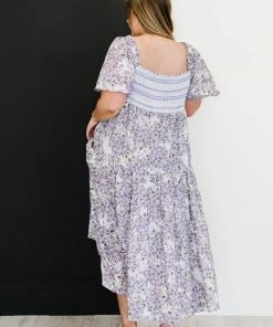 Trendsi Apparel First Bloom Smocked Dress