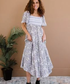 Trendsi Apparel First Bloom Smocked Dress