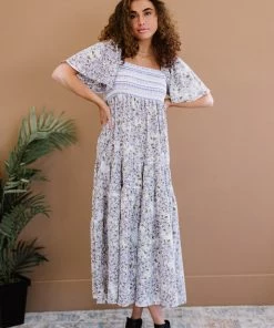 Trendsi Apparel First Bloom Smocked Dress