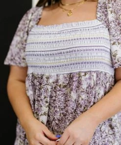 Trendsi Apparel First Bloom Smocked Dress