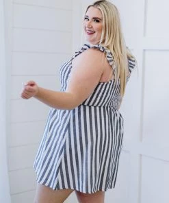 Trendsi Apparel Love Freely Striped Smocked Dress