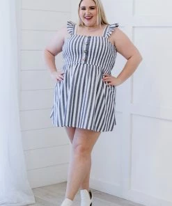 Trendsi GHG- Shop Singles Love Freely Striped Smocked Dress (GHG-S) 14 Trendsi GHG- Shop Singles Love Freely Striped Smocked Dress (GHG-S)