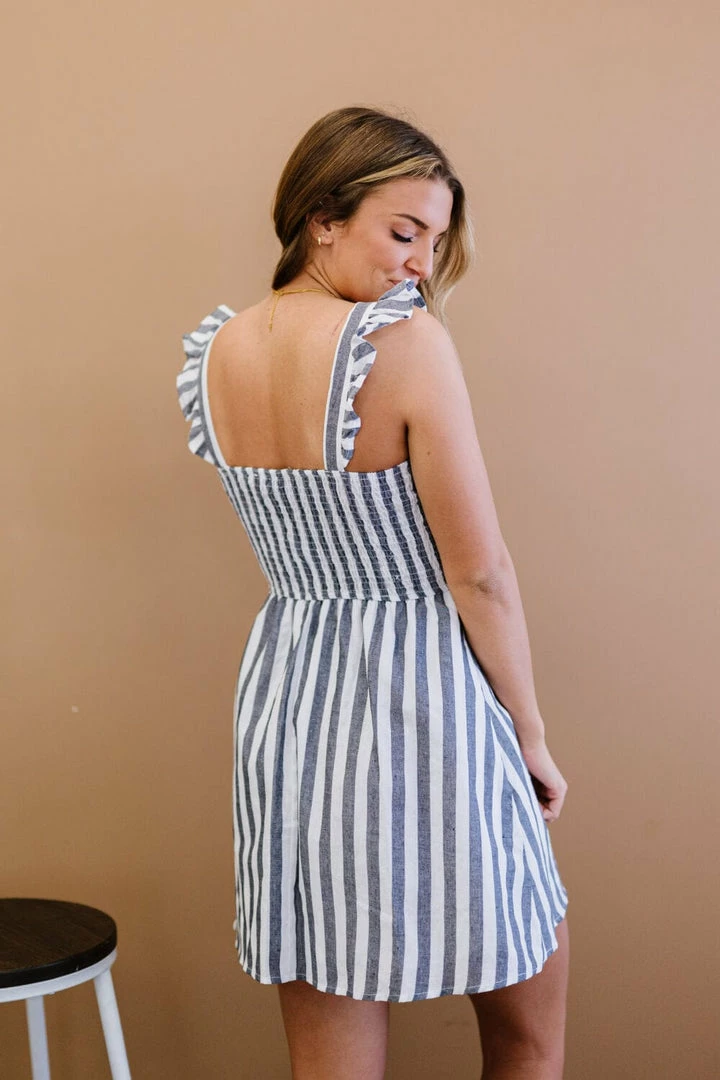 Trendsi GHG- Shop Singles Love Freely Striped Smocked Dress (GHG-S) 9 Trendsi GHG- Shop Singles Love Freely Striped Smocked Dress (GHG-S)