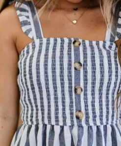 Trendsi GHG- Shop Singles Love Freely Striped Smocked Dress (GHG-S) 19 Trendsi GHG- Shop Singles Love Freely Striped Smocked Dress (GHG-S)