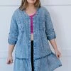 Trendsi Sugar And Spice Chambray Dress Apparel