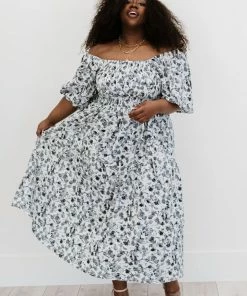 Trendsi Simply Smitten Floral Midi Dress